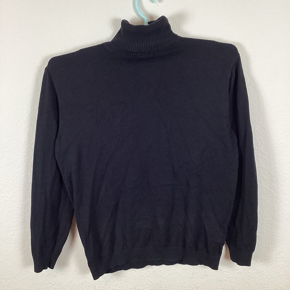 Lavane New York Womens Sweater Shirt Sz L Long Sleeve Pullover Turtleneck